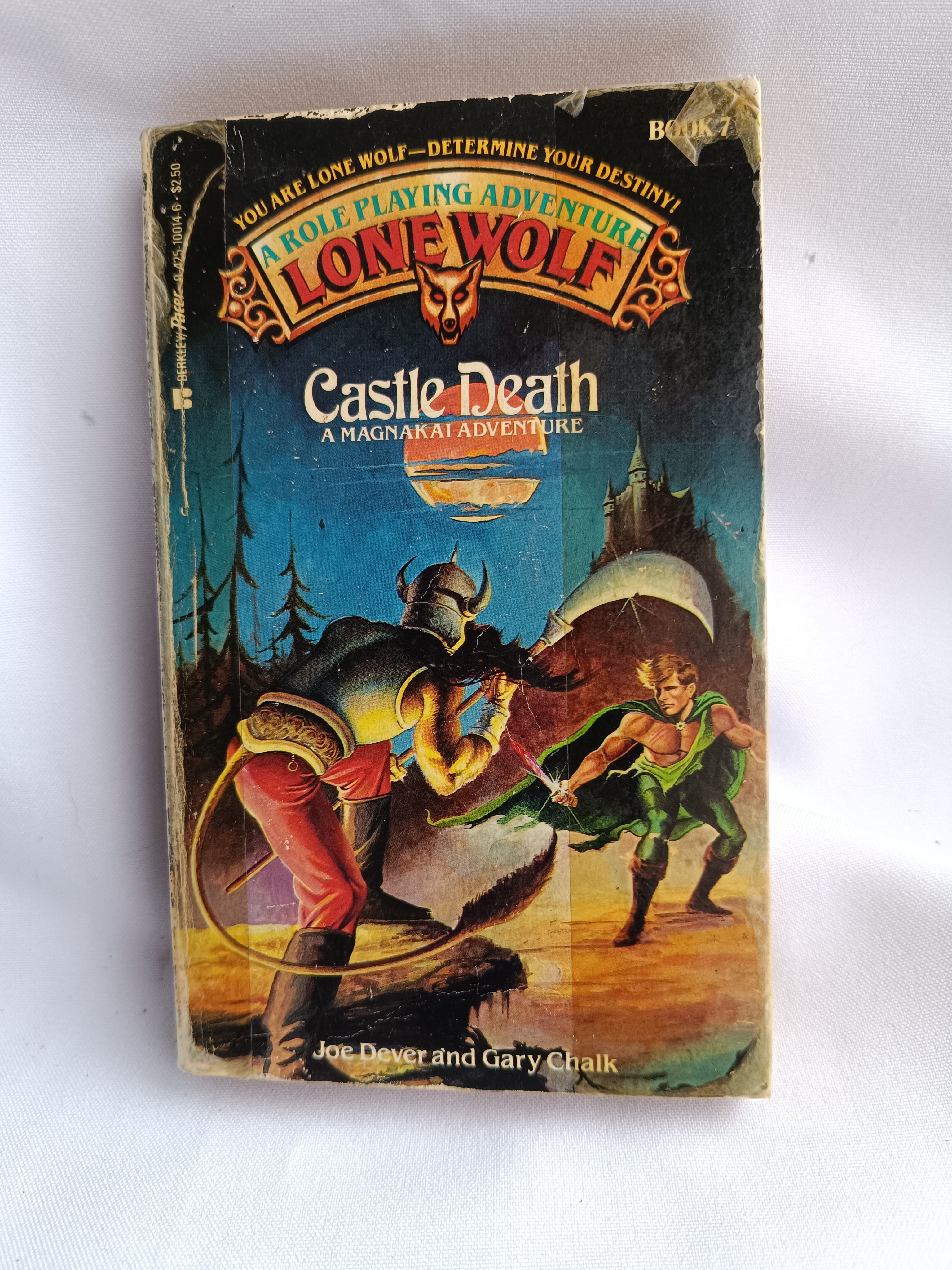 Castle Death por Joe Dever y Gary Chalk (Lone Wolf serie)