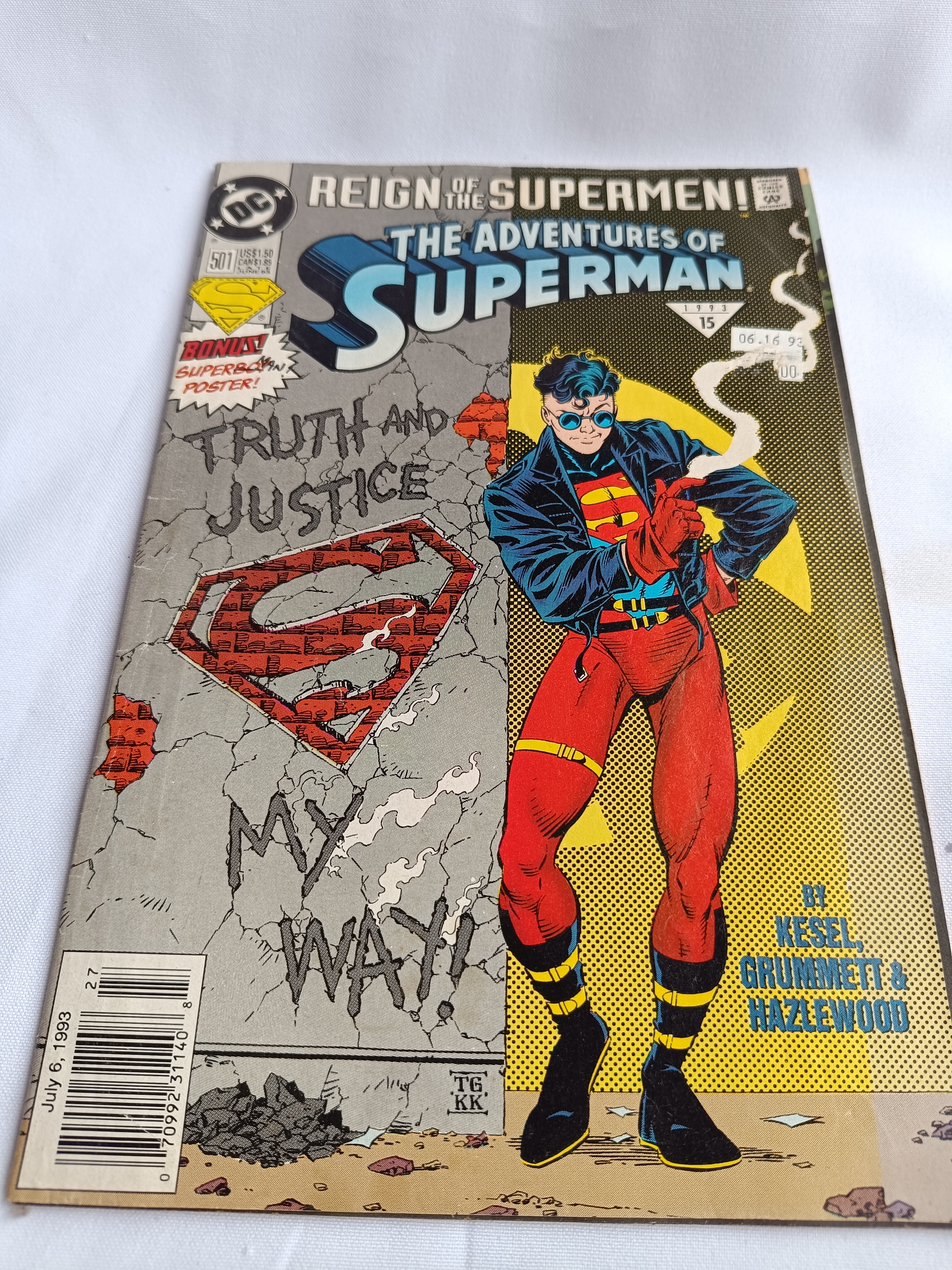 The Adventures of Superman #501 (Reign of the Supermen)